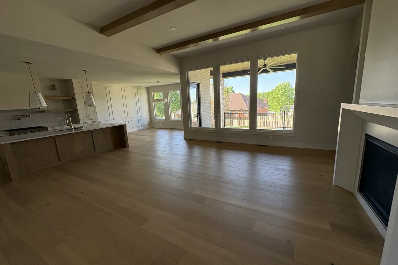 Living room before home staging in Wild Horse subdivision, Springfield, Missouri